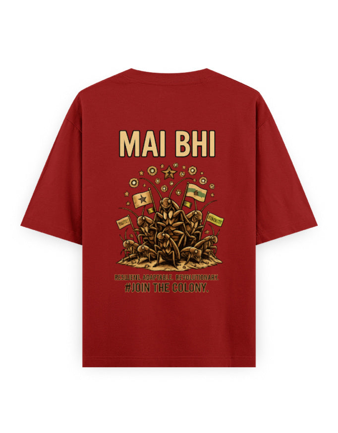 Chronically Online Cockroach Janta Party Oversized Tshirt GenZ Unisex Oversized Tshirt CJP