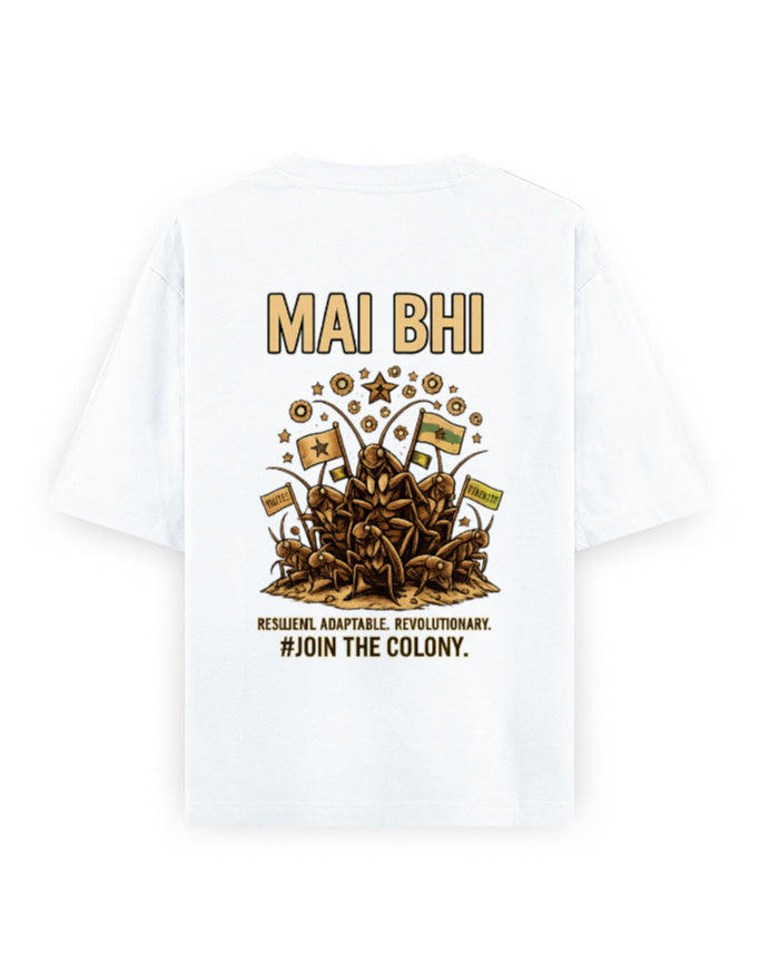 Chronically Online Cockroach Janta Party Oversized Tshirt GenZ Unisex Oversized Tshirt CJP