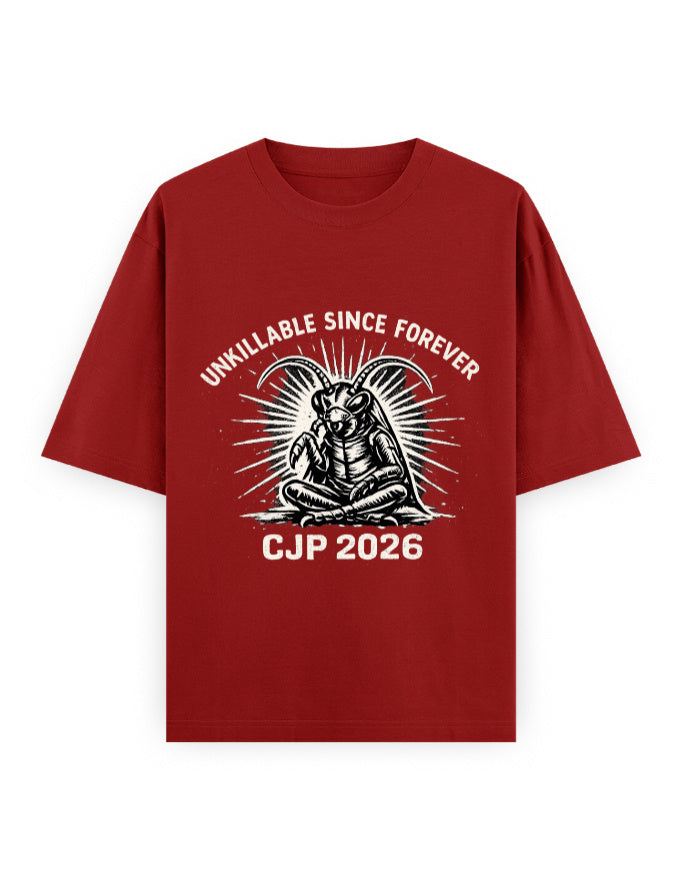 Cockroach Ki Janta Cockroach Janta Party Oversized Tshirt GenZ Unisex Oversized Tshirt Hindi CJP