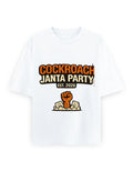 Mai Bhi Cockroach Cockroach Janta Party Oversized Tshirt GenZ Unisex Oversized Tshirt Drop 01