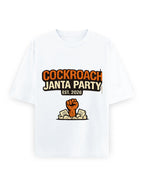 Mai Bhi Cockroach Cockroach Janta Party Oversized Tshirt GenZ Unisex Oversized Tshirt Drop 01
