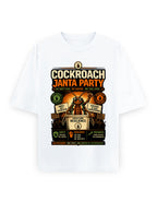CJP Party Card Cockroach Janta Party Oversized Tshirt GenZ Unisex Oversized Tshirt Member