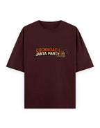 Cockroach Janta Classic Cockroach Janta Party Oversized embroidery Tshirt GenZ Unisex