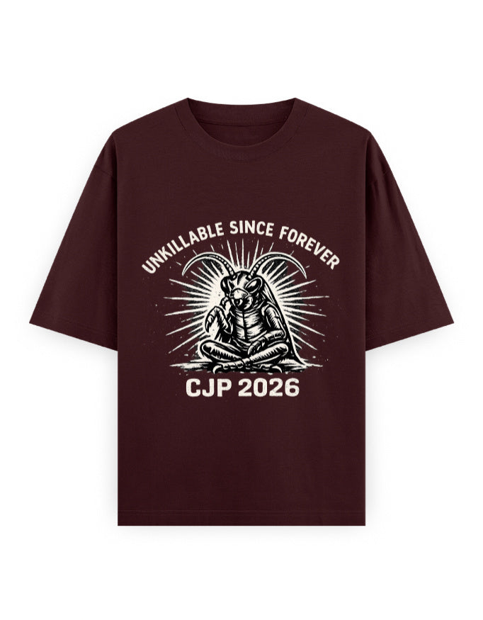 Cockroach Ki Janta Cockroach Janta Party Oversized Tshirt GenZ Unisex Oversized Tshirt Hindi CJP