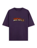 Cockroach Janta Classic Cockroach Janta Party Oversized embroidery Tshirt GenZ Unisex