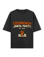Mai Bhi Cockroach Cockroach Janta Party Oversized Tshirt GenZ Unisex Oversized Tshirt Drop 01