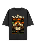 CJP Party Card Cockroach Janta Party Oversized Tshirt GenZ Unisex Oversized Tshirt Member