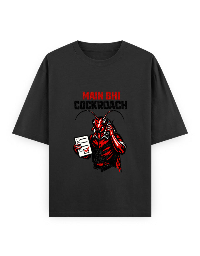 Colony Basic Cockroach Janta Party Oversized Tshirt GenZ Unisex Oversized Tshirt CJP