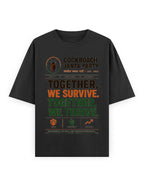 Cockroach Janta Party Oversized Tshirt GenZ Unisex Oversized Tshirt Colony Tshirt CJP