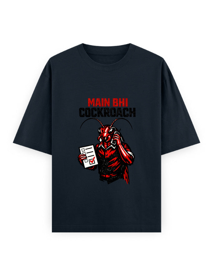 Colony Basic Cockroach Janta Party Oversized Tshirt GenZ Unisex Oversized Tshirt CJP