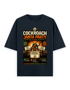 CJP Party Card Cockroach Janta Party Oversized Tshirt GenZ Unisex Oversized Tshirt Member