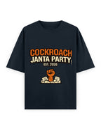 Mai Bhi Cockroach Cockroach Janta Party Oversized Tshirt GenZ Unisex Oversized Tshirt Drop 01