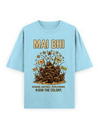 Abhijeet Dipke Cockroach Janta Party Oversized Tshirt GenZ Unisex Oversized Tshirt