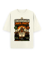 CJP Party Card Cockroach Janta Party Oversized Tshirt GenZ Unisex Oversized Tshirt Member