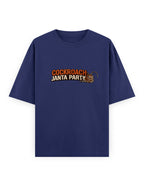 Cockroach Janta Classic Cockroach Janta Party Oversized embroidery Tshirt GenZ Unisex