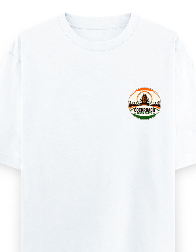 Cockroach Janta Party Oversized Tshirt GenZ Unisex Oversized Tshirt Abhijeet Dipke CJP Drop