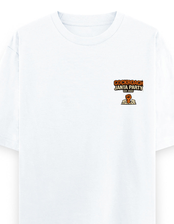 Colony Leader Cockroach Janta Party Oversized Tshirt GenZ Unisex Oversized Tshirt CJP Premium