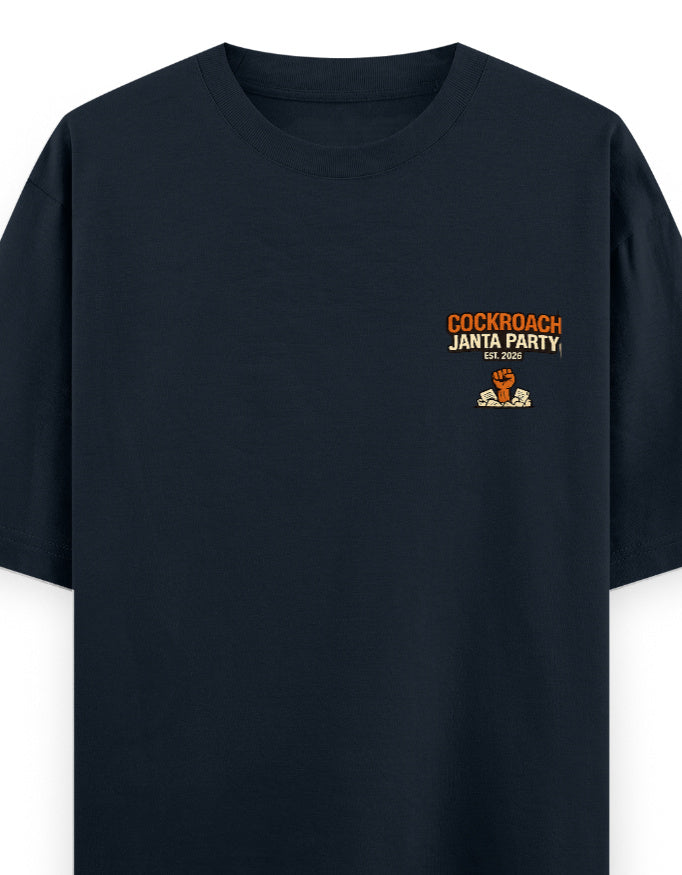 Colony Leader Cockroach Janta Party Oversized Tshirt GenZ Unisex Oversized Tshirt CJP Premium