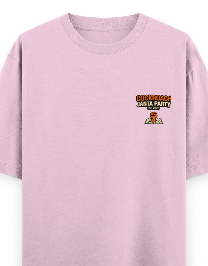 Colony Leader Cockroach Janta Party Oversized Tshirt GenZ Unisex Oversized Tshirt CJP Premium