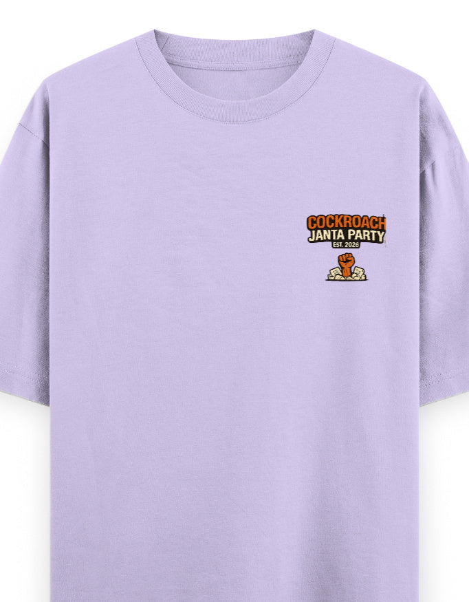 Colony Leader Cockroach Janta Party Oversized Tshirt GenZ Unisex Oversized Tshirt CJP Premium