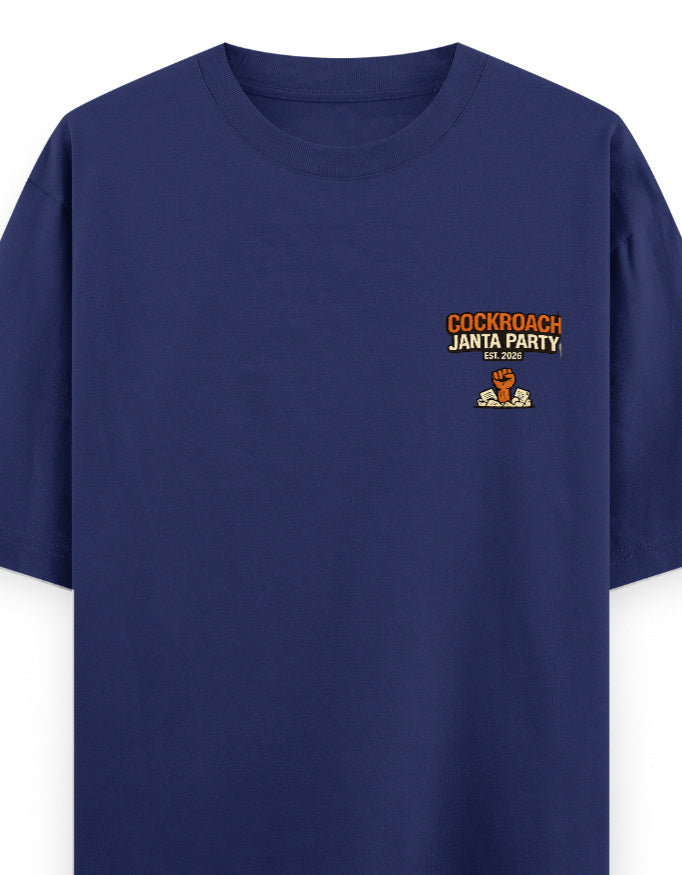 Colony Leader Cockroach Janta Party Oversized Tshirt GenZ Unisex Oversized Tshirt CJP Premium