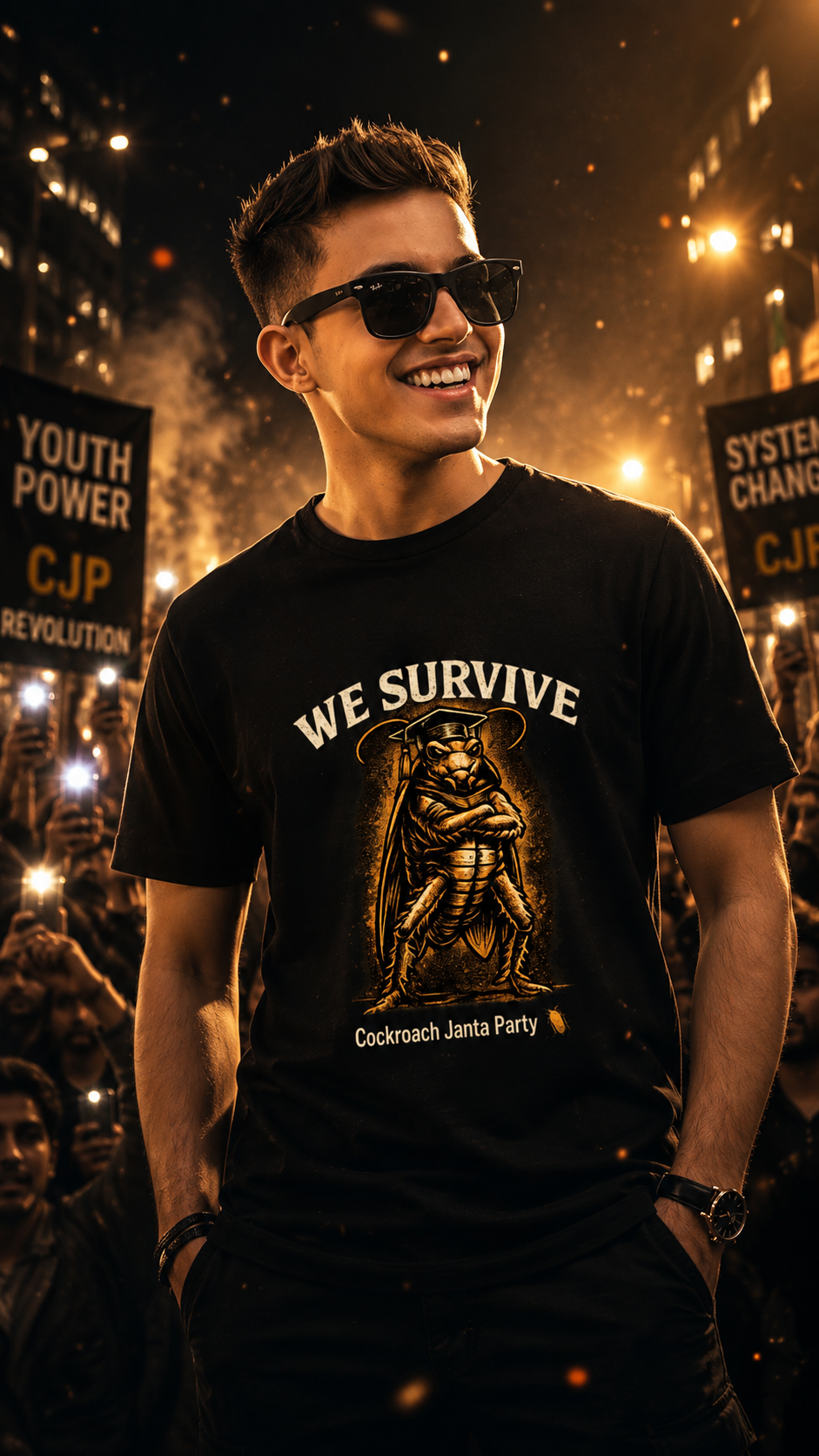 Survivor Roach T Shirt